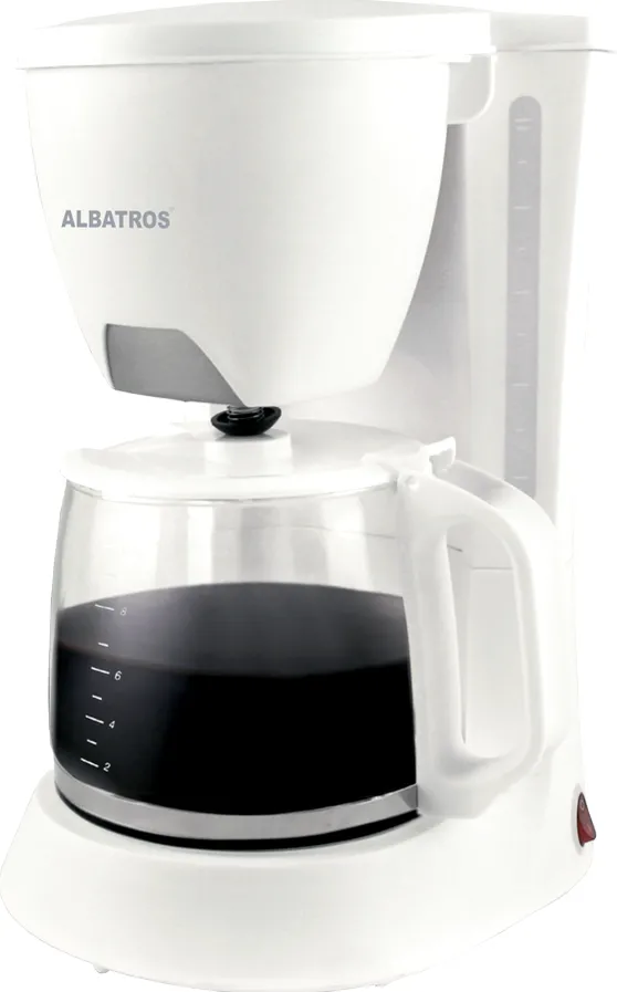Cafetiera Albatros Verona 2 680W 1.2 litri Alb