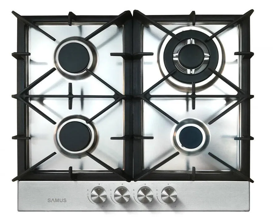 Plita Samus incorporabila PSG-64SX7 Gaz 4 arzatoare Inox