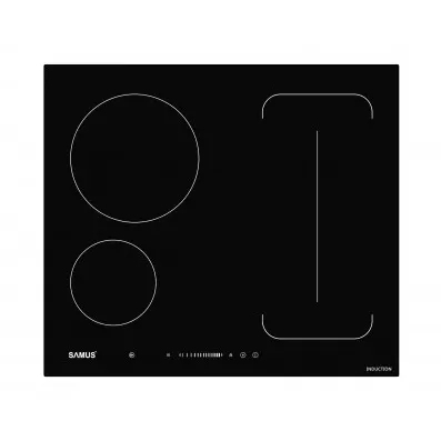Plita Samus electrica incorporabila PSI-64BG9 inductie 3 zone de gatit 7000W Negru
