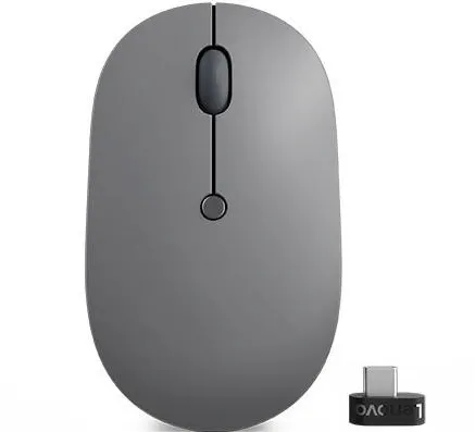 Mouse Lenovo Go USB-C Wireless 4Y51C21216,  2400 dpi, 2,4 GHz, Gri
