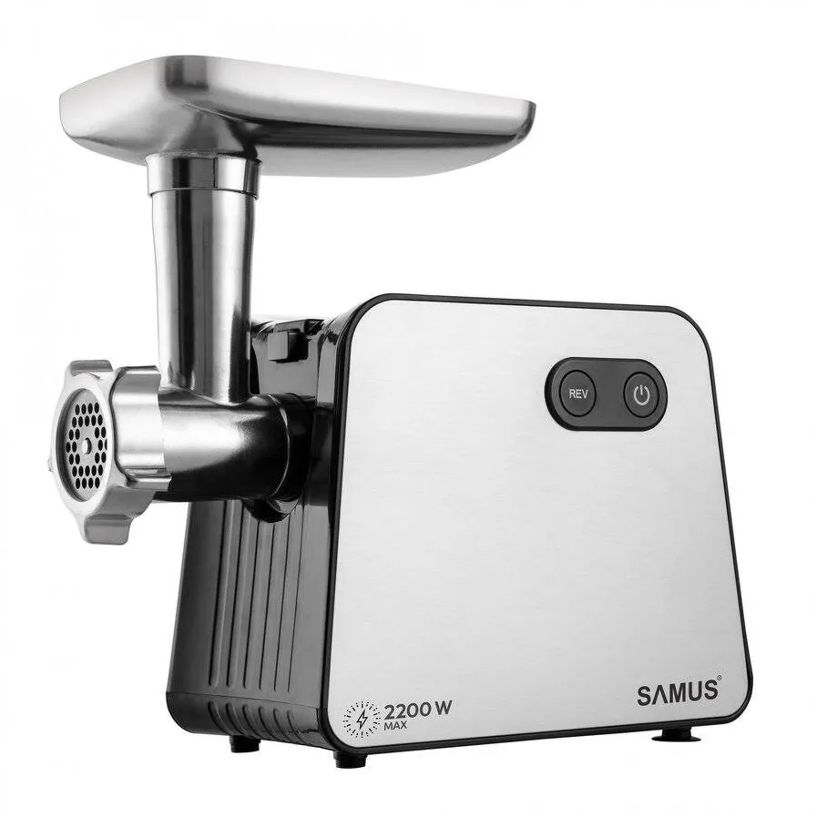 Samus Masina de tocat SMT-2200X 2200W 1.8 kg/h Negru / Inox
