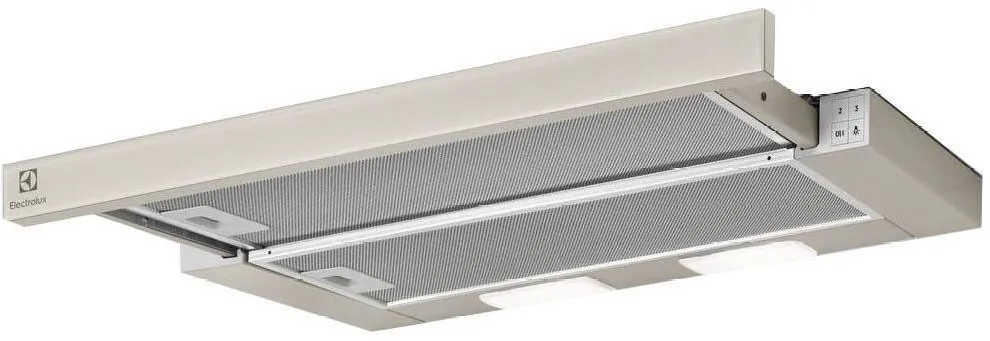 ELECTROLUX Hota incorporabila telescopica LFP326AS, Putere de absorbtie 410 m3/h, 1 motor, 60 cm, Auriu