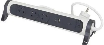 Prelungitor Legrand Protective extension 3x2PZ +USB A/C 1,5m