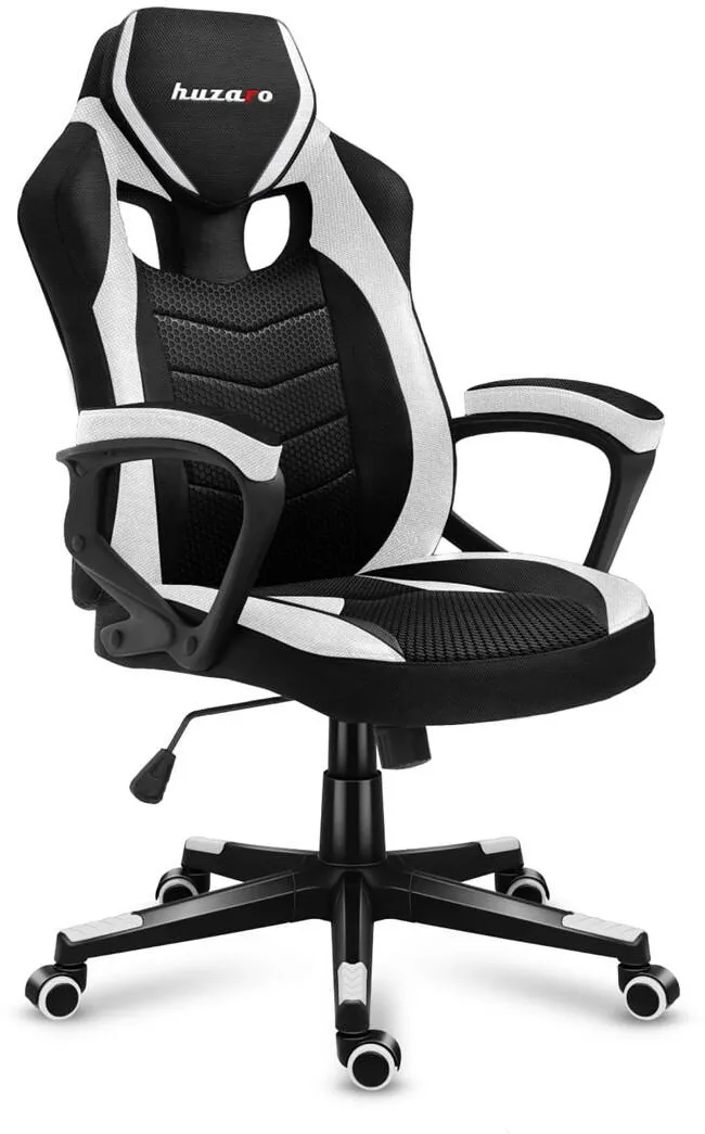 Scaun Gaming huzaro HZ-Force 2.5 White Mesh