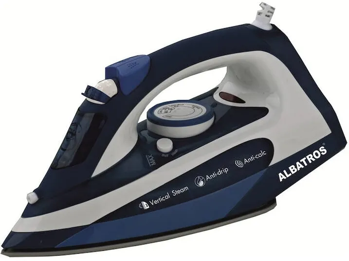 Fier de calcat Albatros Sapphire, Talpa ceramica, 2400 W, Bleumarin
