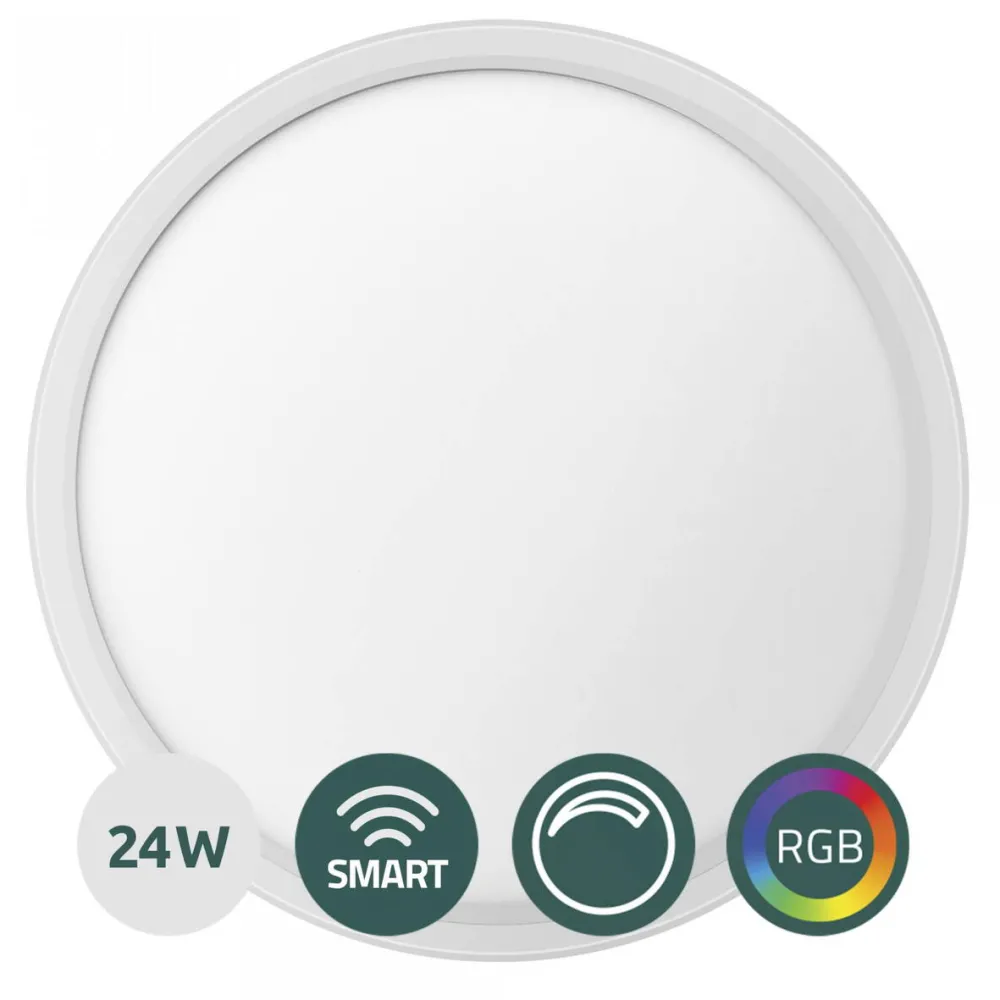 Plafoniera LED Smart Samus SLP420-2880LM-24W-3000/4000/6500K+RGB+DIMMER