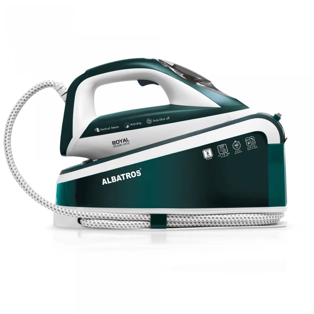 Statie de Calcat Albatros ROYAL STEAM CARE GREEN