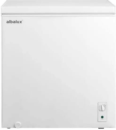 Lada Frigorifica Albalux AXLF226E, 198 L, Clasa energetica E, Dubla functionare frigider/congelator, Orificiu drenaj, Alb