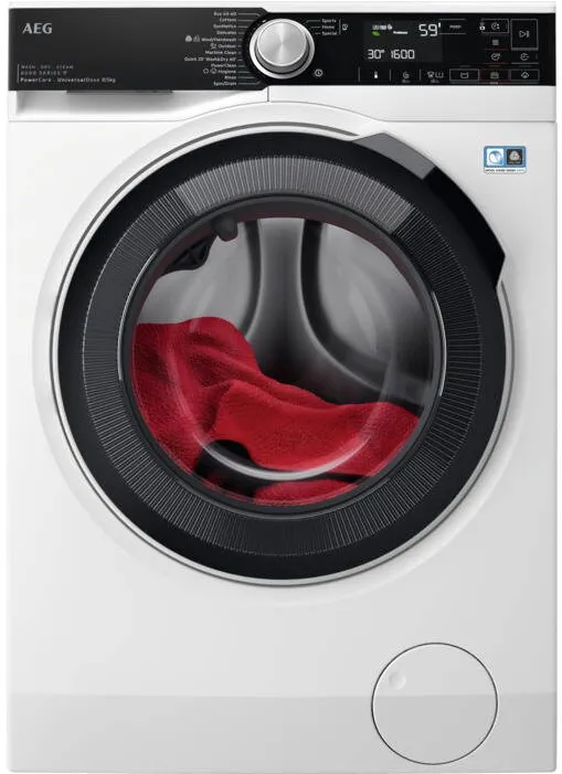 AEG Masina de spalat rufe cu uscator LWR85865O, Spalare 8 kg, Uscare 5 kg, 1600 RPM, Clasa A, Inverter, ProSense, ProSteam, OkoMix, Alb