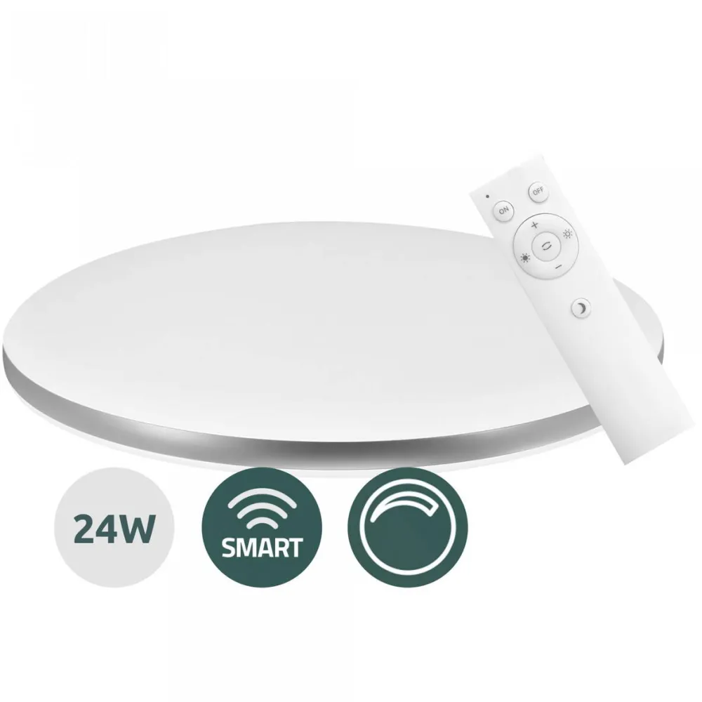 Plafoniera LED Smart cu tlc Samus OSRD-WIFI-24W-2700-6500K-RC-DIMMABLE, 39.5 cm, 1650 lm