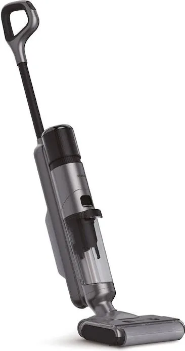 Aspirator multifunctional vertical cu spalare fara fir Samus Smart Cleaner Pro, 230W, Afisaj LED cu functii, 2 trepte de putere (Standard / Max), Putere de aspirare ≤ 13000 pa (35 W), Gri