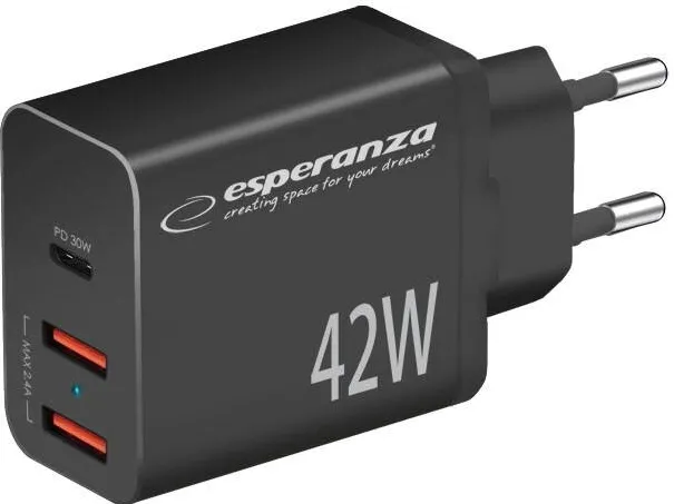Esperanza Esperanza EZC106K mains charger 42W Black