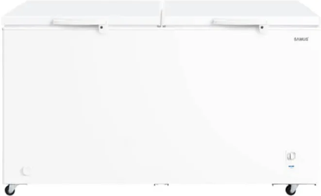 Samus 2 in 1 LS556E, 508 L, Clasa energetica E, Capacitate de congelare 23kg/24h, Clasa energetica E, Panou de control cu indicator luminos, Orificiu pentru drenaj, Alb