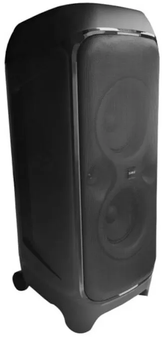 Boxa portabila Samus Prime Sound 590, Putere RMS 450 W / de iesire 590 W / PMPO 4500 W, Afisaj electronic LED, Compatibil MP3, MP4, DVD, TV, PC, Fm radio, Bluetooth 5.0, Egalizator, Negru