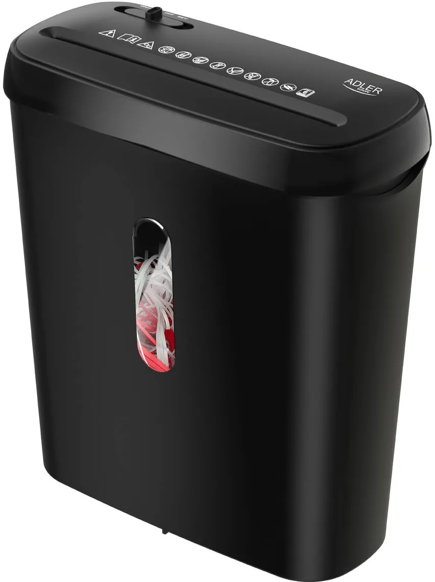 Adler AD 1039 Paper Shredder, Black