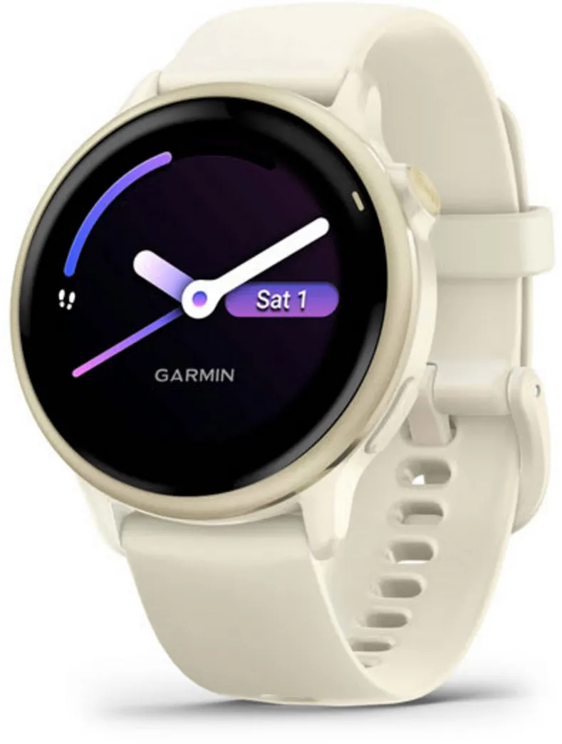 Smartwatch Garmin Ceas  vívoactive 6 Bone/Lunar Gold