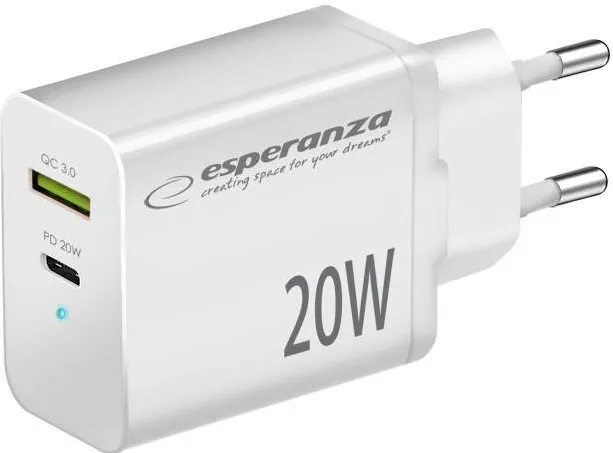Esperanza Esperanza EZC105W mains charger 20W White
