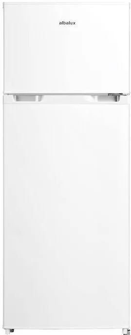 Frigider cu 2 usi Albalux AXDF293E, 204 L, Clasa energetica E, Termostat reglabil, Dezghetare automata frigider, H 143 cm, Alb