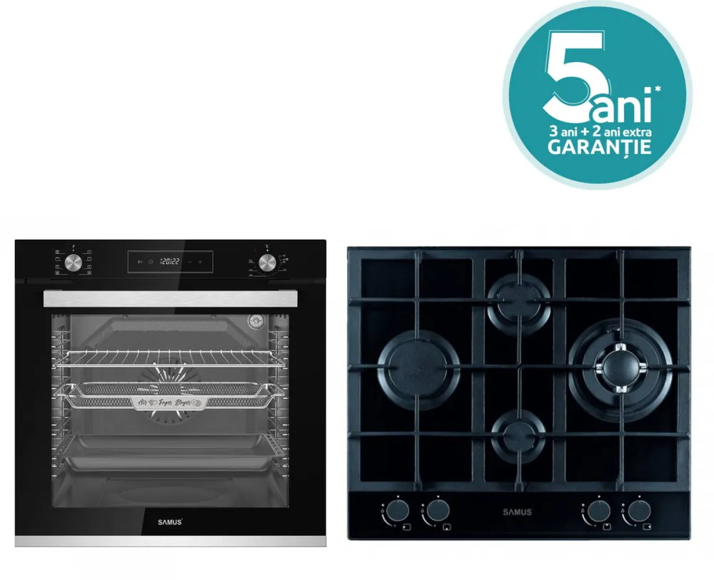 Samus Pachet Cuptor + Plita ONL15(SCE828GCF3D+PSG-64SG2)