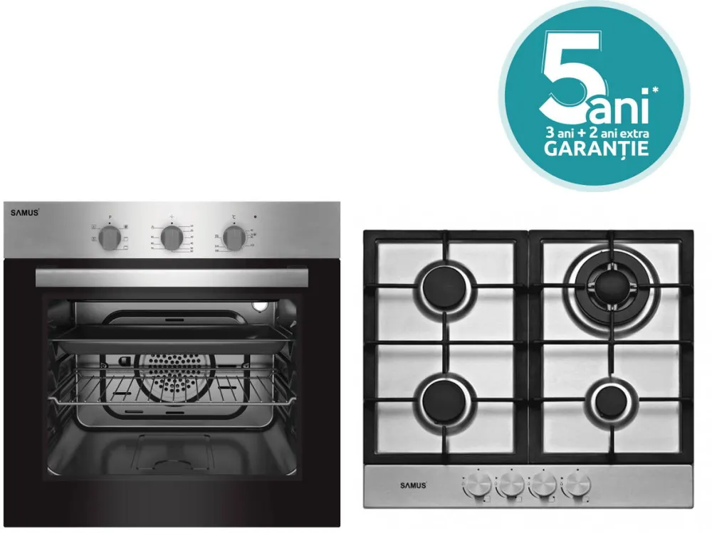 Samus PACHET Cuptor + Plita V7(SC616GTXV+PSG-64SX2)