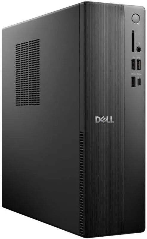 Sistem desktop Dell Desktop PC Dell Slim ECS1250 SFF, Intel Core i3 -14100 4 C / 8 T, 3.5 GHz - 4.7 GHz, 12 MB cache, 8 GB RAM, 512 GB SSD, Fara unitate optica, Intel UHD Graphics 730, 180 W Bronze, Windows 11 Pro
