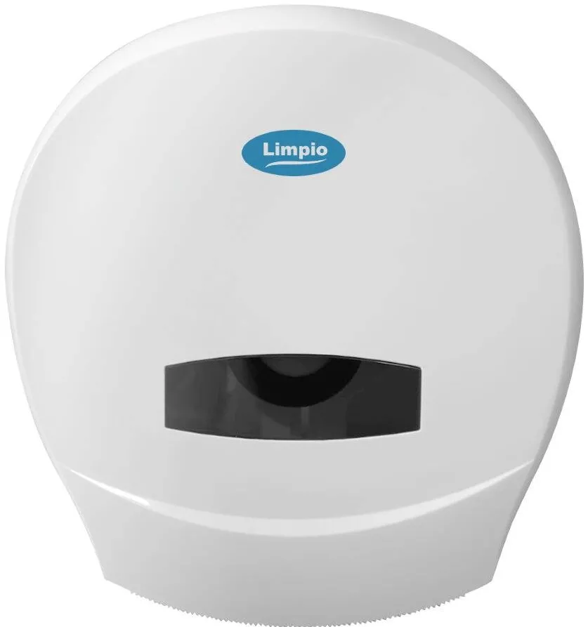 Limpio Dispenser Hartie Igienica Limpio DP1100JW2, Plastic, Inchidere cu Cheie, Alb