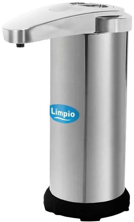 Limpio Dozator sapun lichid, Limpio, SD251S, cu senzor, inox, 250 ml