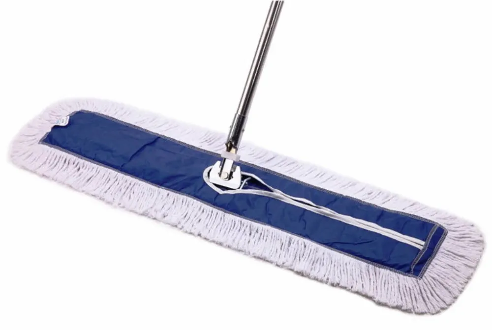 Limpio Sistem mop dreptunghiular Limpio C-008, 40cm x 16cm, include mop + coada aluminiu + suport