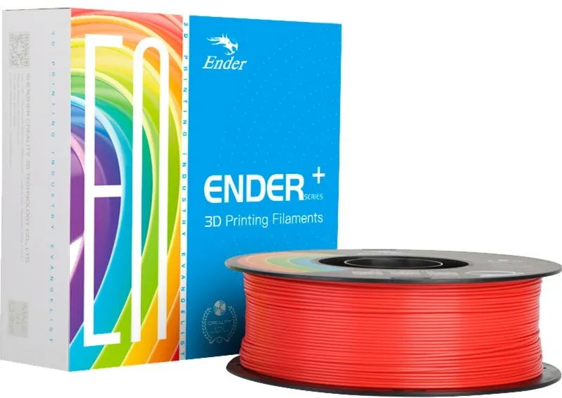 CREALITY Creality PLA+ Filament Red, 3D filament red, 1 kg, 1.75 mm, on a spool