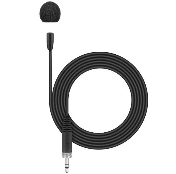Microfon Shure Sennheiser MKE Essential Omni Black - miniature lavalier microphone with 3.5 mm jack connector (black)