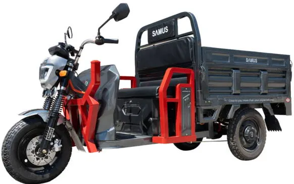 Samus Triciclu electric cargo Samus Montana-25-1.3-72V32-Red-Dark Silver