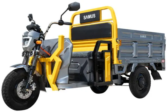 Samus Triciclu electric cargo Samus Montana-25-1.3-72V32-Yellow-Dark Silver