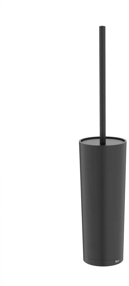 Roca Perie WC Sonata A817735NB0, pe podea, metal, mat, Negru
