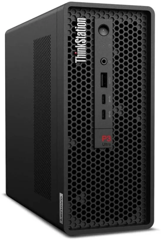 Sistem desktop Lenovo ThinkStation P3 Ultra SFF Gen 2, Procesor Intel Core Ultra 9 285 2.5GHz Arrow Lake, 64GB RAM, 1TB SSD, RTX 4000 Ada @20GB, Windows 11 Pro