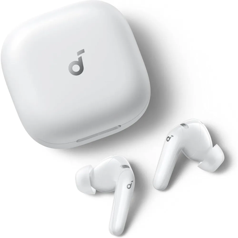 Casti In-Ear Anker Wireless Soundcore R60i, ANC, Hi-Res Sound, Autonomie 50 ore, IP55, Bluetooth 6.1, Alb
