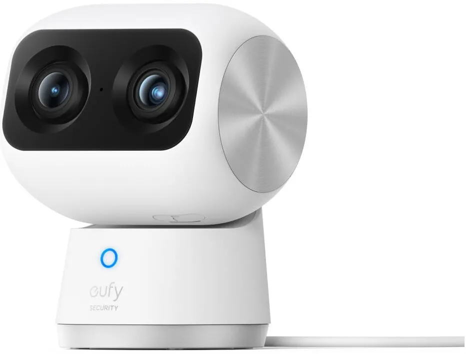 Camera Supraveghere Anker eufy S350 Dual PTZ, Rezolutie 4K UHD, 8× Zoom, Wi-Fi 6, AI