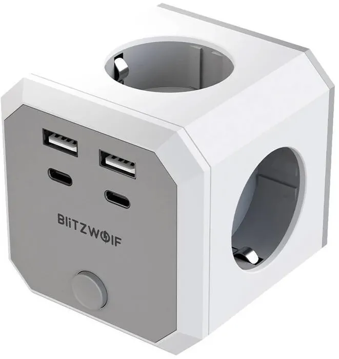 BlitzWolf BlitzWolf BW-EC2 8-in-1 Power Cube (4xAC / 2 x USB-A / 2 x USB-C)