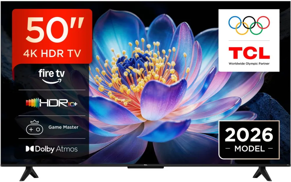 Televizor TCL LED 50V6D, 125 cm, Smart, 4K Ultra HD, Clasa E (Model 2026)