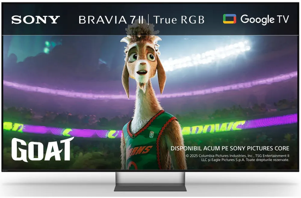 Televizor Sony BRAVIA XR 7 II True RGB LED 55XR75M2, 139 cm, Smart Google TV, 4K Ultra HD, 120Hz, Clasa E (Model 2026)