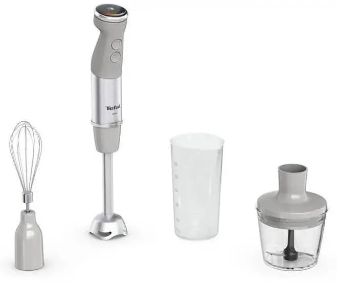TEFAL Mixer vertical Tefal HB673B30, 0.8 ml, 1000 W, Turbo, Alb / Gri