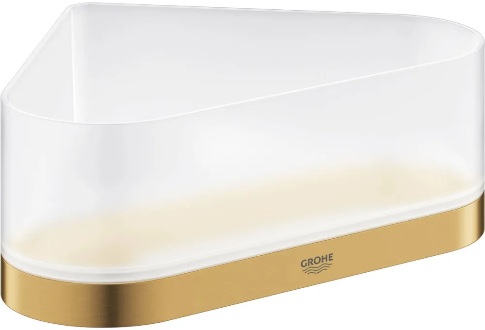 Grohe Raft de colt Selection 41038GN0, montare pe perete, ABS/Metal, mat, auriu