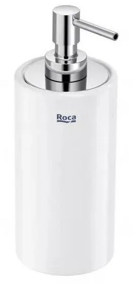 Roca Dozator sapun baie Onda A3870ZD000, pe blat, 140 ml, ceramic, Alb