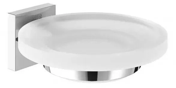Roca Savoniera Cubica A816820001, montare pe perete, metal, Crom