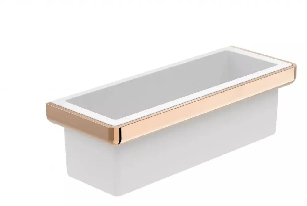 Roca Raft dus Tempo A817028RG0, montare pe perete, 300 x 110 mm, lucios, Cupru