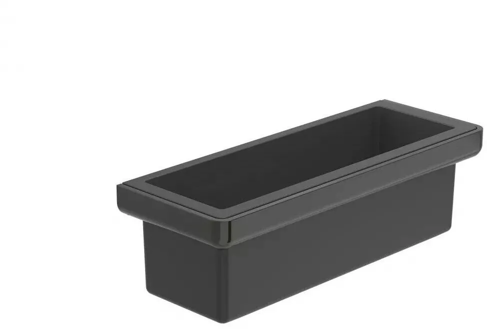 Roca Raft dus Tempo A817028CN0, montare pe perete, 300 x 110 mm, lucios, Negru titan