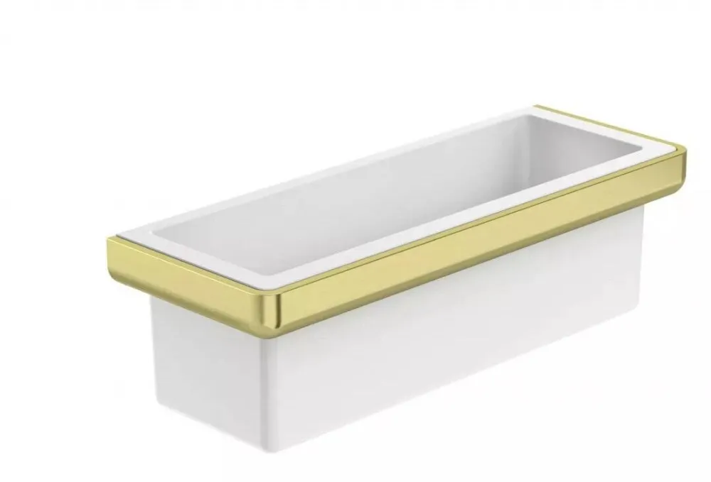 Roca Raft dus Tempo A817028VA0, mintare pe perete, 300 x 110 mm, mat, Auriu