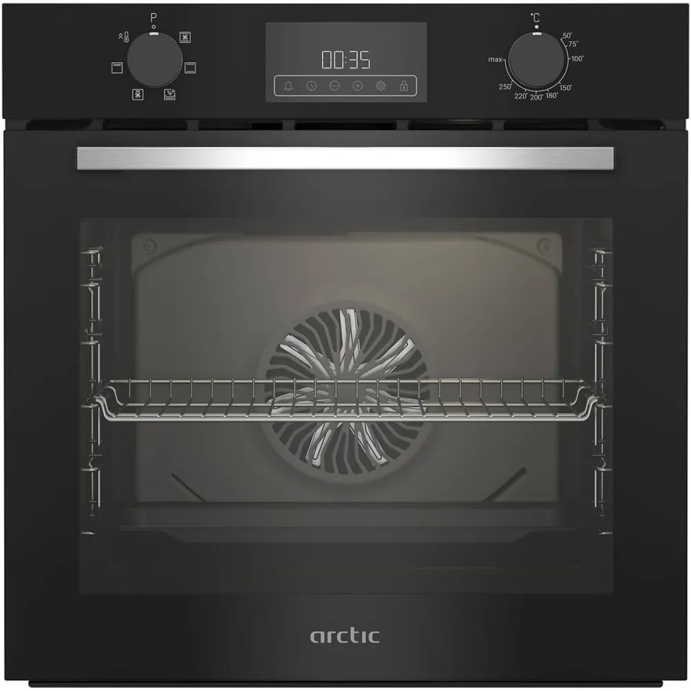 ARCTIC Cuptor incorporabil ARVI1130BC, Electric, 71 l, Autocuratare catalitica, Timer, Aqua Drop Clean, Touch & knob control, Clasa A, Negru