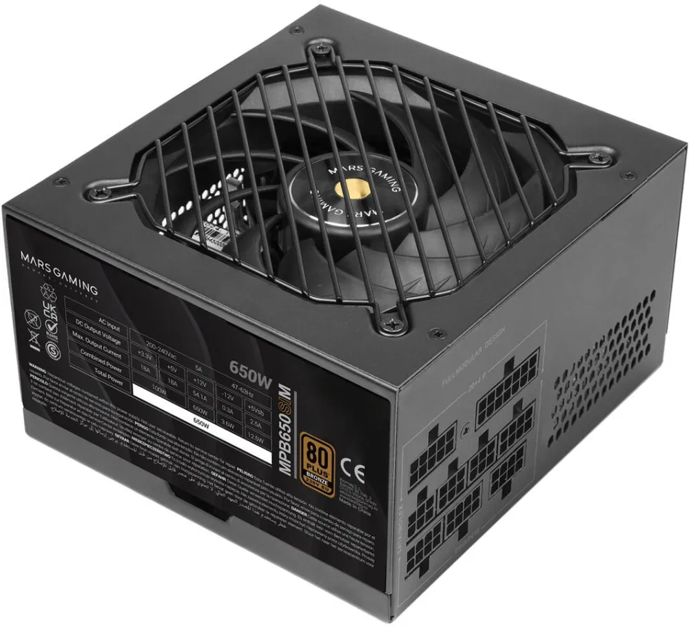 Sursa PC TACENS MARS MPB650SIM 650W DC-DC 80PLUS BRONZE