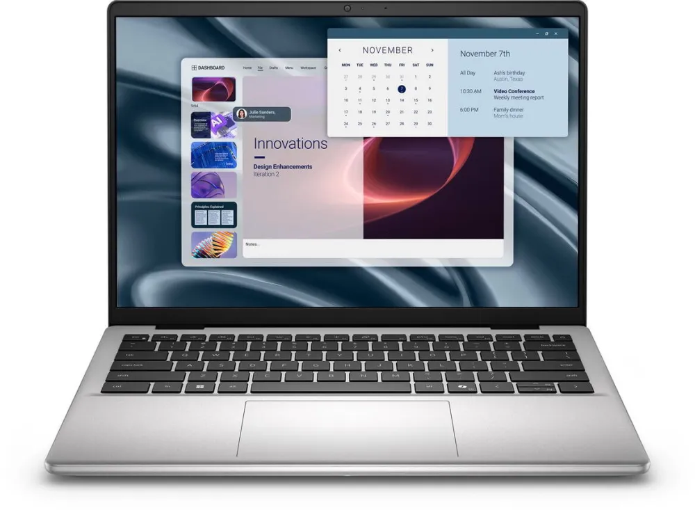 Laptop Dell DELL Pro 14 Essential PV14250 Intel Core 5 220U Laptop 35.6 cm (14") Full HD+ 16 GB DDR5-SDRAM 512 GB SSD Wi-Fi 6 (802.11ax) Windows 11 Pro English Silver