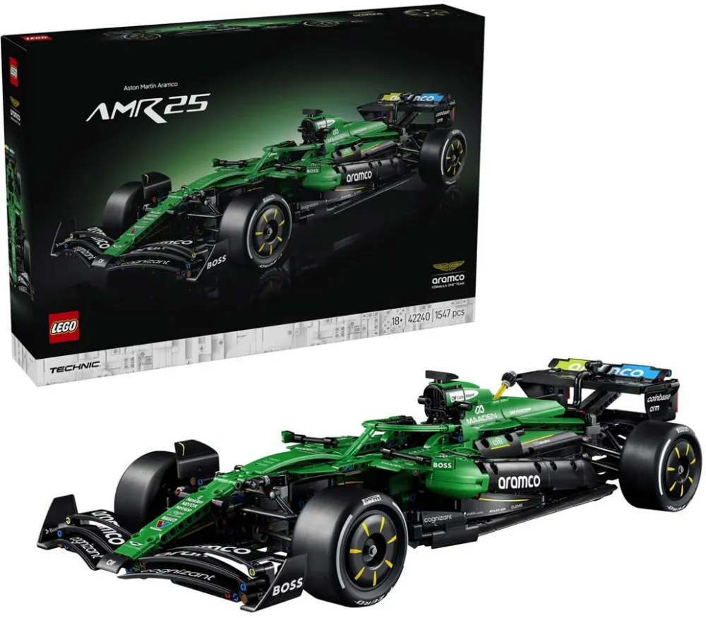 LEGO TECHNIC 42240 Aston Martin Aramco AMR25 F1